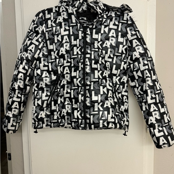 Karl Lagerfeld Jacket with hoodie - Picture 2 of 3